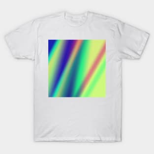 red blue green abstract texture background T-Shirt